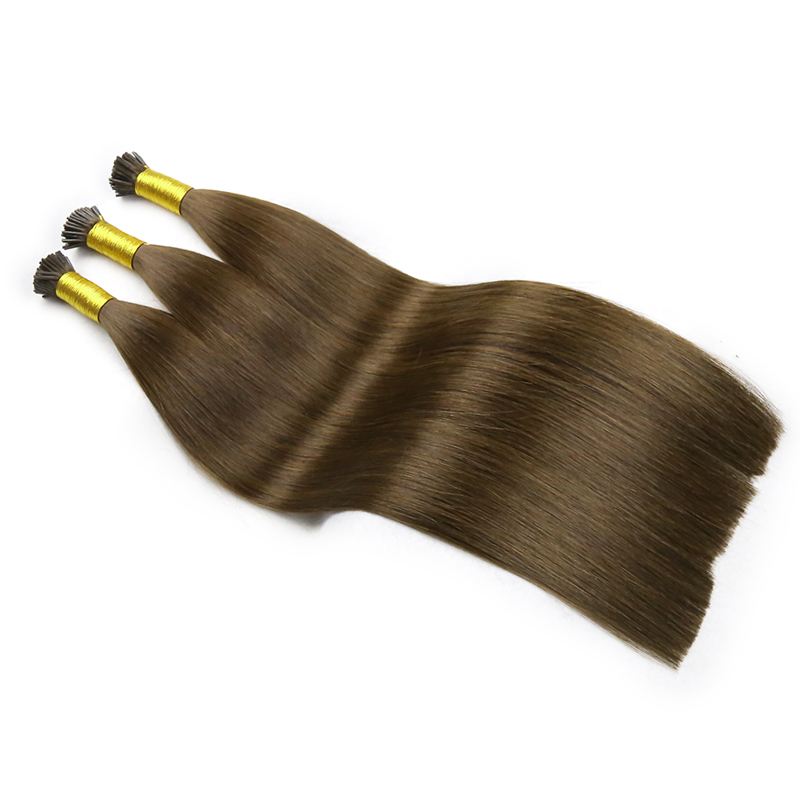 Factory wholesale Top Quality I Tip Raw Virgin Remy Aligned Indian Human Hair Extension